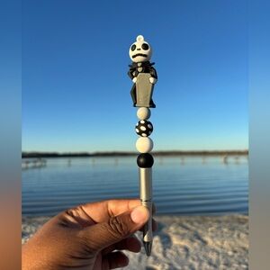 Skeleton Character Pen with Beads